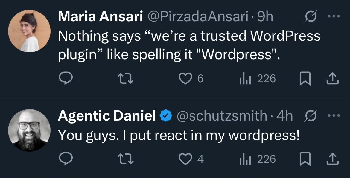 mrwebreviews's tweet image. For those with a good sense of humour, Java&apos; look at this… these two are having a Go, let’s C where it goes before they Node off the point or Vue it from completely different angles 🤣🤣🤣