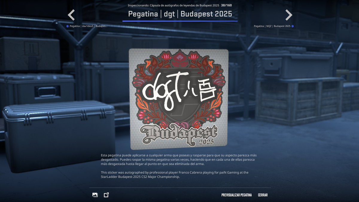 infocsarg's tweet image. Las firmas dentro del juego para @dgtcsgo 🇺🇾 y @dav1deuS_ 🇨🇱 representantes sudamericanos que jugarán su CUARTO MAJOR 👏

Recordemos que vienen de ser semifinalistas en la última edición.