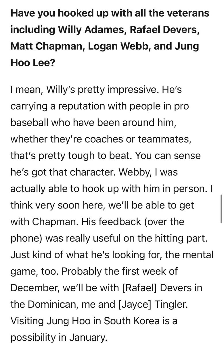 Vitello plans to travel the world to meet his new players