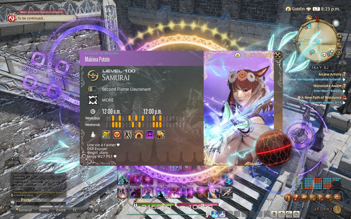 Hehehehehe at least the cute adventurer’s plate is still here :3