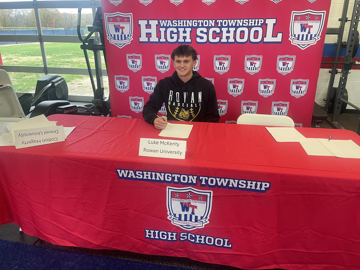 TwpBaseball's tweet image. Congrats to our own Luke Mckenty on signing his letter of intent to continue his academic and athletic career at Rowan University. We are proud of you !!!