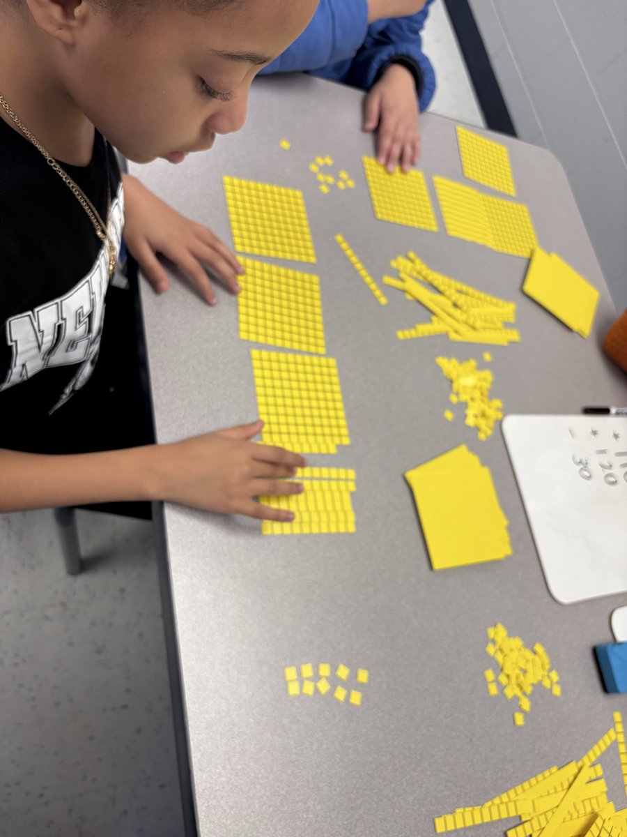 Manipulatives bridge the gap between ideas and understanding—bringing abstract math to life and helping students truly see what their minds are learning. #mathematicians <a href="/ECGlobalElem/">Efland-Cheeks Global Elementary School</a>