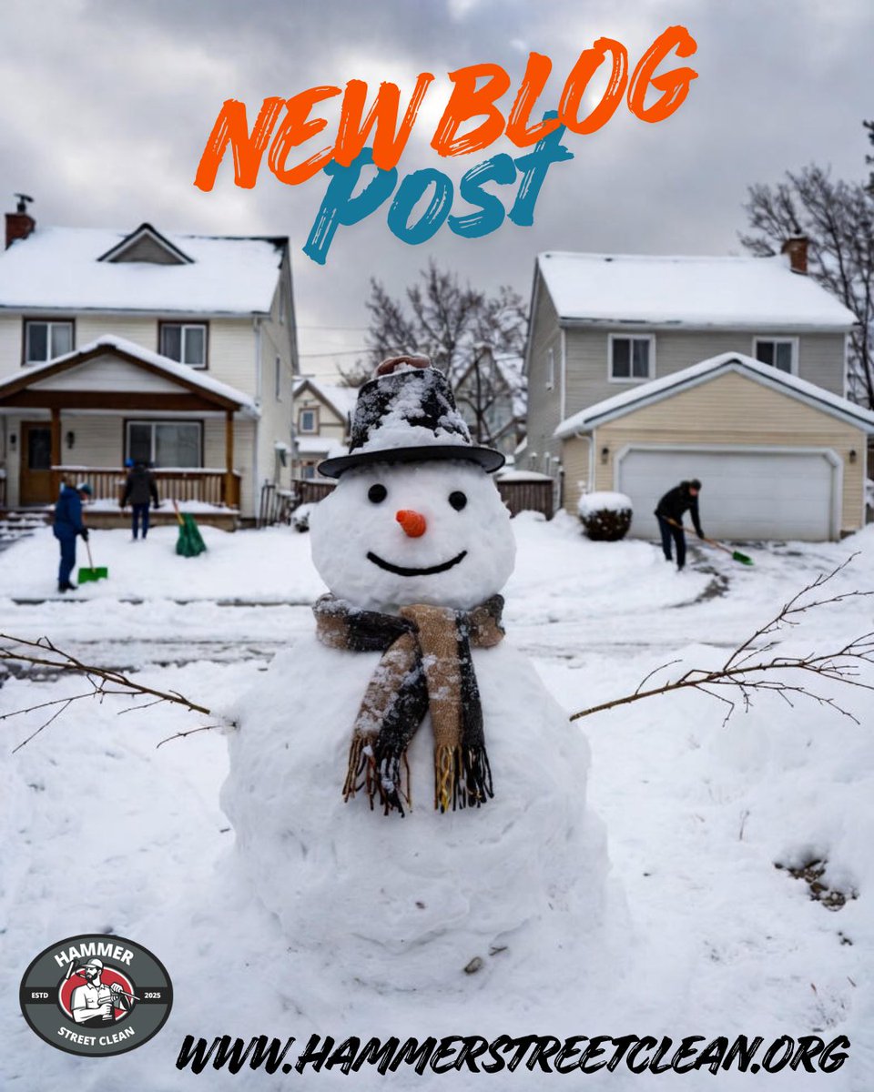 Hamilton’s first big snowfall is here! ❄️ We’ve just shared easy winter cleanup tips—shoveling, de-icing, clearing drains, picking up litter, reporting graffiti. Every action keeps our city safe &amp; welcoming.
Read more: linkly.link/2KmE2
#HammerStreetClean #CleanCity
