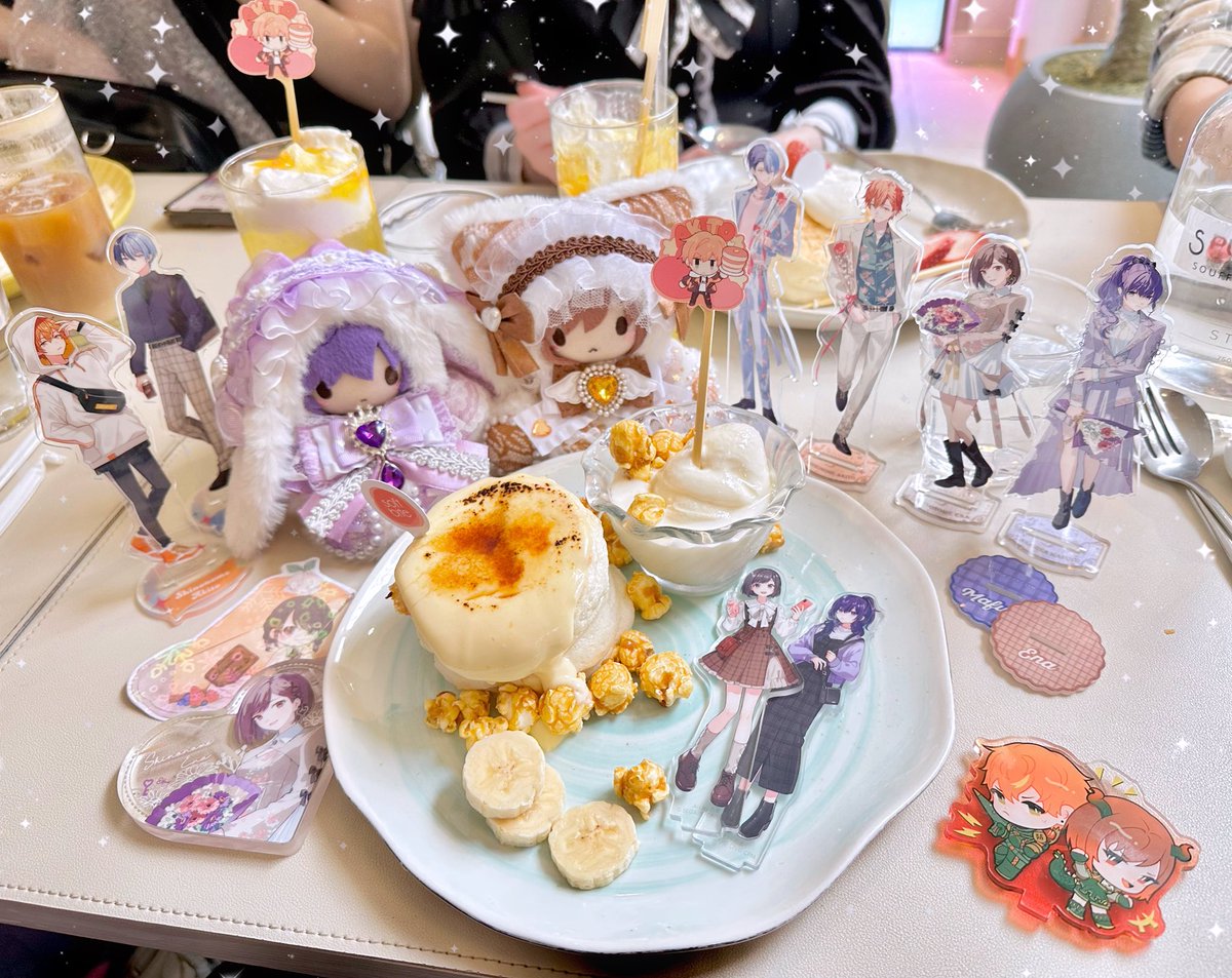 tennojiii's tweet photo. 𖤐 𓈒࣪  ᭡ ˖      𝙃𝙖𝙥𝙥𝙮 𝘽𝙞𝙧𝙩𝙝𝙙𝙖𝙮 𝘼𝙠𝙞𝙩𝙤     ˖ ᭡ 𓈒࣪  𖤐 
──────────────────
ᢉ𐭩    Our shinonome themed oshikatsu (+ their in-laws ◡̈ ) from the NYC cupsleeve ᢉ𐭩
──────────────────
            ☆ #東雲彰人誕生祭2025 ☆ https://t.co/aNd6i55VnR