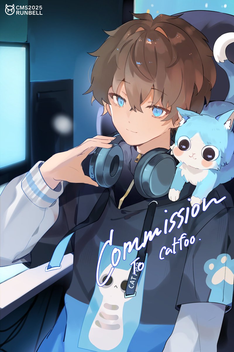 runbell_'s tweet photo. 「 Commmission 」
━ for : @catfoofat 
 
#runbellcms #Commission #イラスト https://t.co/0vrk2emFua
