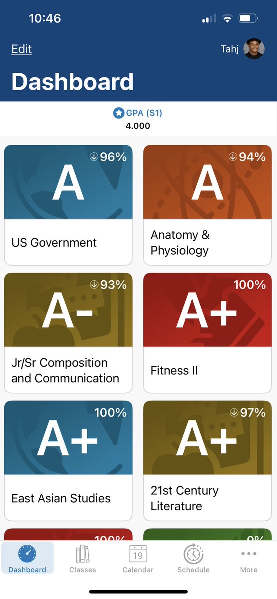 First semester going strong ✍️STUDENT-athlete.