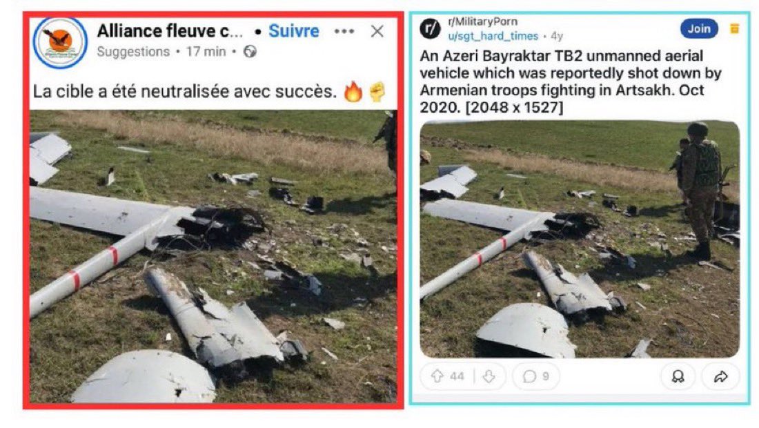 michombero's tweet image. Le journal Rwandais @IGIHE , est plongé dans la désinformation depuis le début de la guerre qui oppose le M23/RDF aux FARDC. 

Il a encore relayé les photos qui montrent la destruction d’un drone militaire par l’armée Azerbaïdjanaise en octobre 2020. Selon le journal Rwandais, ce…