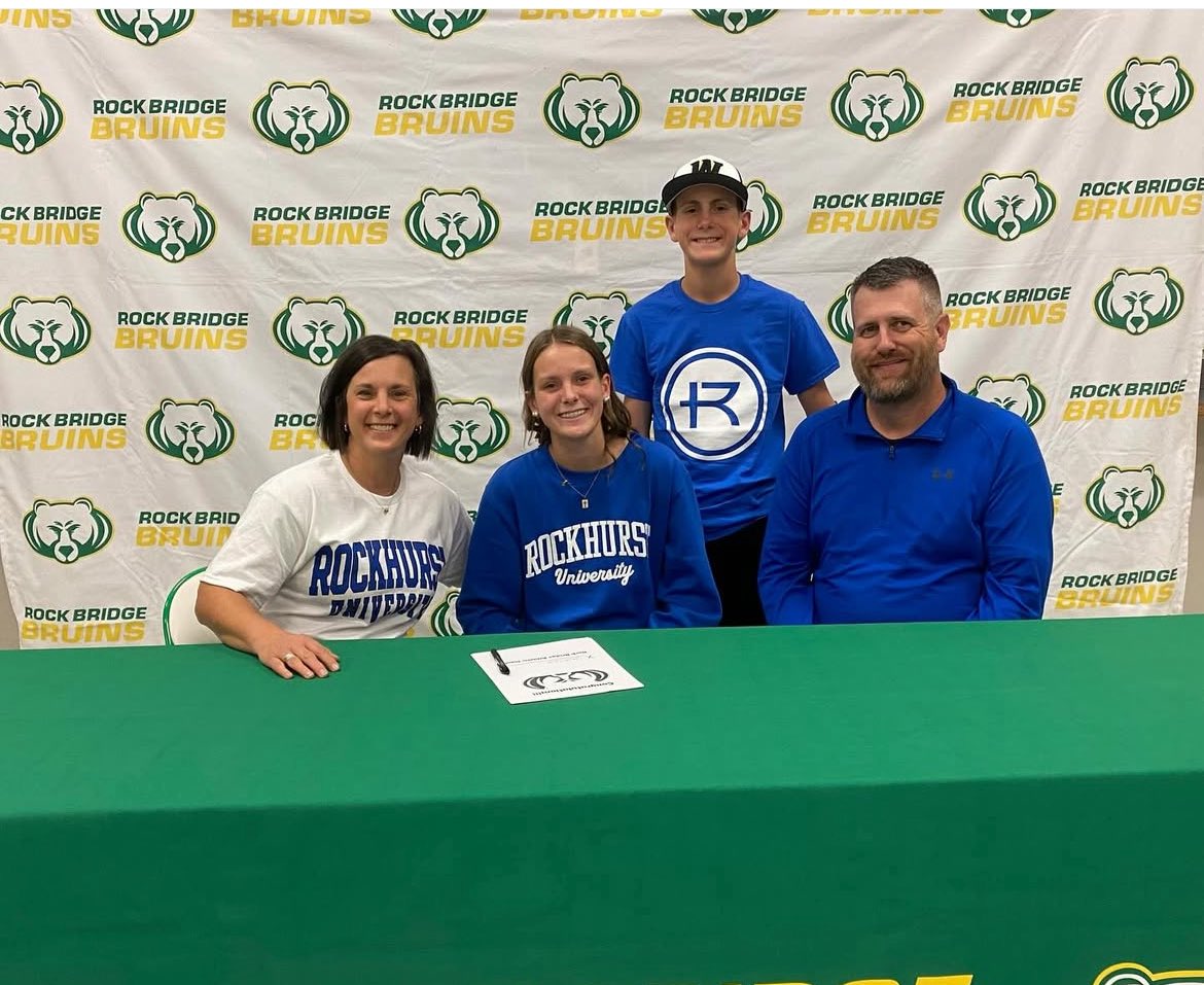 Today was a great day! Happy signing to two of our seniors, Ava Bush and Lauren Christ. Your Bruin family is so proud of you and can’t wait to watch you at the next level #RepRockBridge