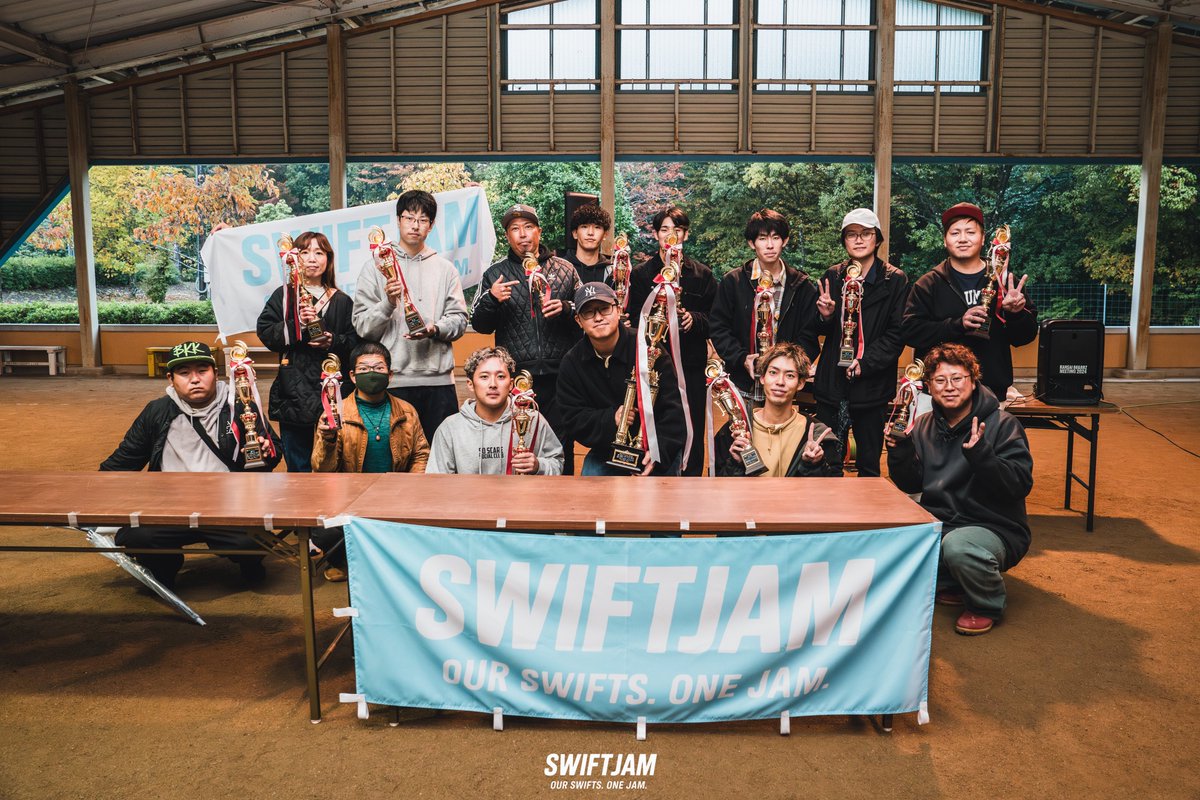 SWIFTJAM600's tweet photo. SWIFTJAM 第1回カーコンテスト🏆

・SUPER GOOD賞
・審査員特別賞
・JAM AWARD

受賞の皆様おめでとう御座います㊗️🎊🍾

#SWIFTJAM https://t.co/F9leZthbi2