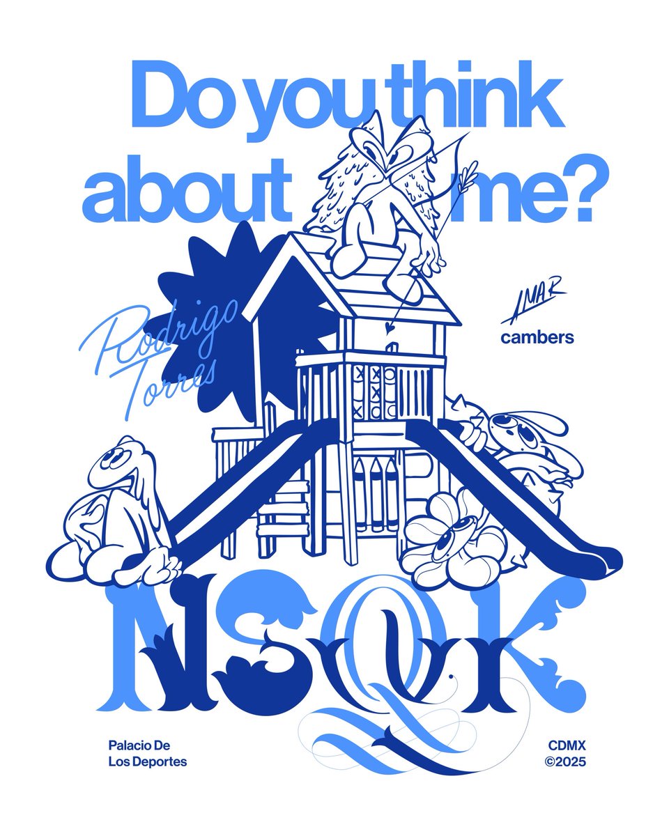 yaelcambers's tweet image. “Do you think about me?”
Artista: @nsqkk @nsqkcharts 

@monse_a_ramos — Ilustración.
@yaelcambers — Lettering.

Hecho con amor y creado en México. 
2025.
