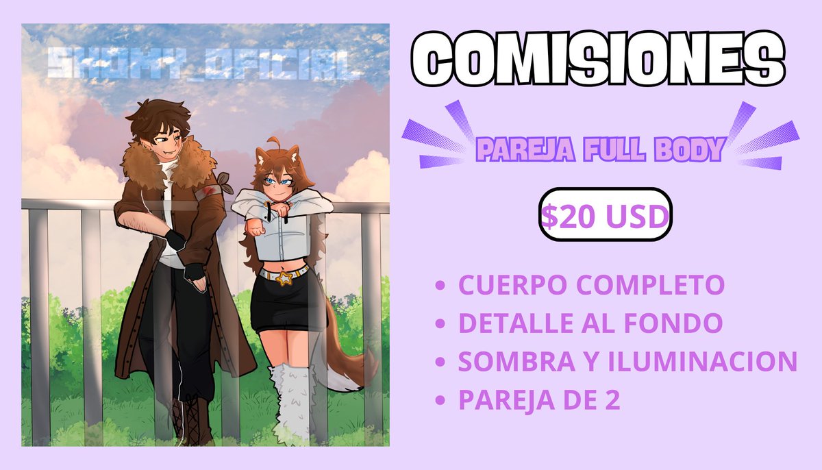 Shomy_oficial's tweet photo. NEW POST 🎨 comisiones abiertas ✨
Segundo post ☝️😌 
#art #ComisionesAbiertas #commissionsopen #artista #fypシ https://t.co/Lg6lx4Yuvu