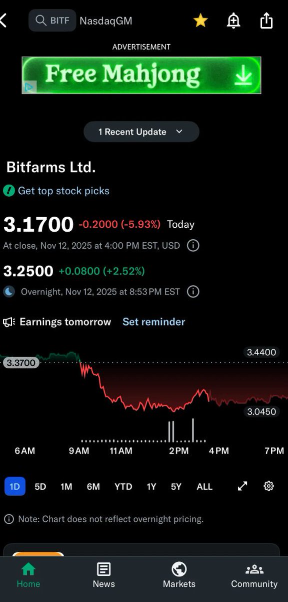 DustinHuntwn's tweet image. $BITF  Bitfarms is just below 1.7 billion market cap with 1.1 billion in cash . I don’t even mention the assets . And some of you are getting ther pants wet  shorting at the bottom.  .you are getting what??? 10-30 cents???  Bitfarms has the most upside from them all. The only one…