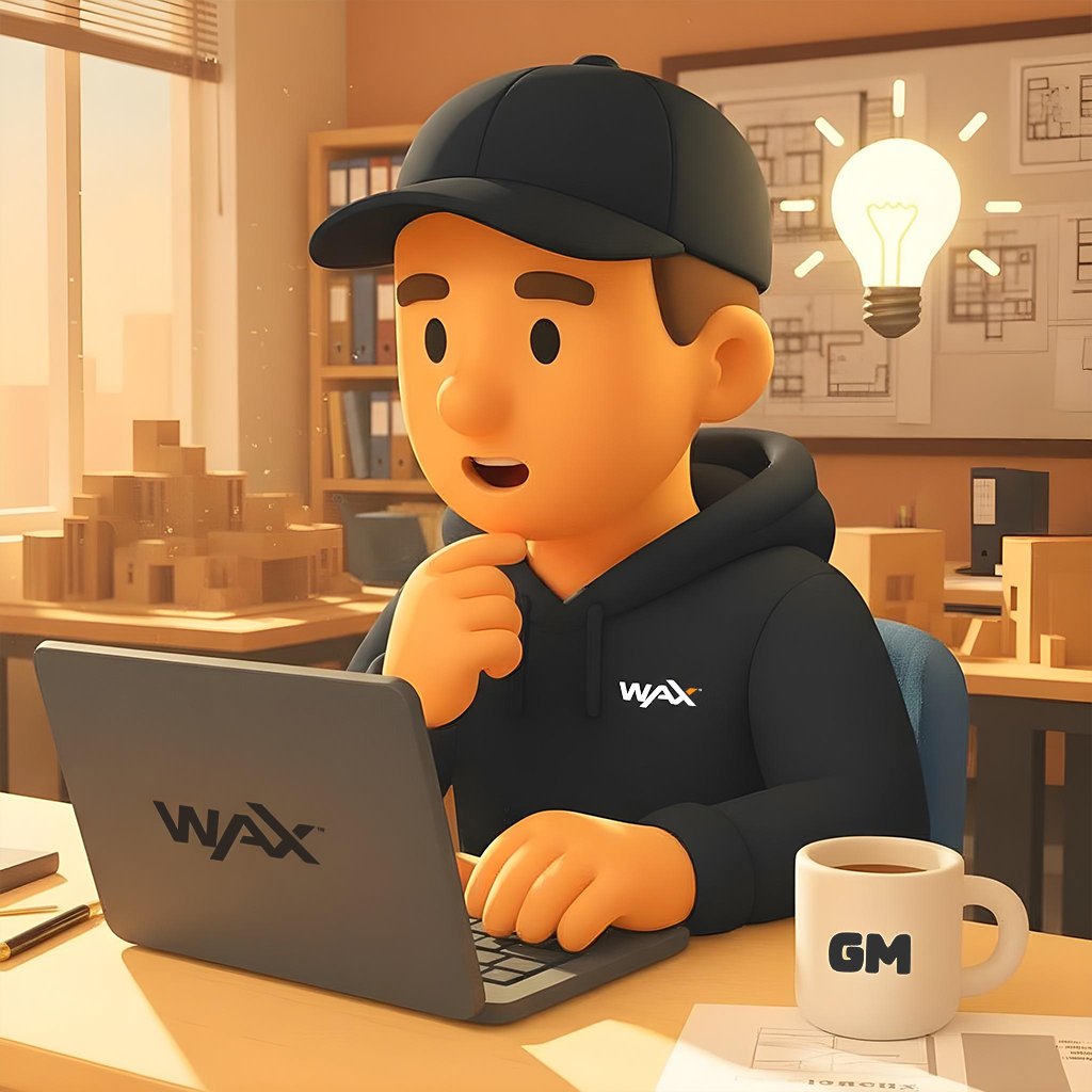 Another day another opportunity to build something extraordinary with <a href="/WAX_io/">WAX</a> Whether it’s launching your first NFT, designing a new game, or experimenting with smart contracts, now is the time to act. Every effort counts in shaping the #WAX ecosystem.

 WAX isn’t just a