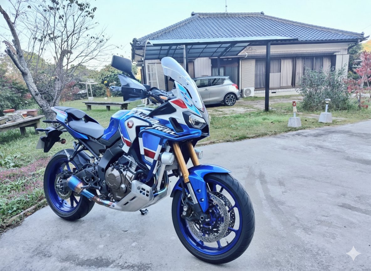 生成ミスでスポーティーなアフリカツインが出来た!!