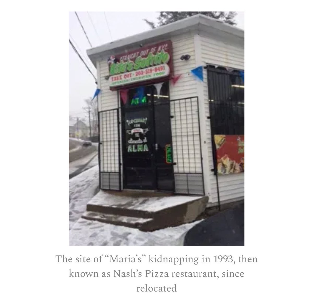 stellabelle's tweet image. The original tip came to WMR, which can report exclusively that a Waterbury girl, “Maria,” was the 12-year old alleged to have been a child rape victim of Donald Trump and convicted sex offender Jeffrey Epstein, shown at right. The crimes allegedly occurred at a midtown Manhattan…