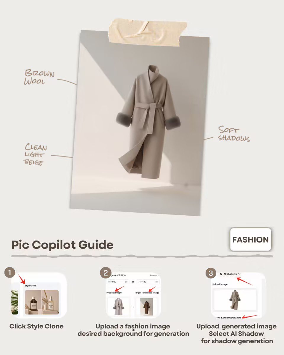 PicCopilot's tweet image. 📸 Your Brand, Your Exclusive AI Model!
Generate stunning, bespoke imagery effortlessly. Stop paying for shoots!

✨ AI-Powered content (social media, ads, e-commerce) 

💰 Budget-friendly ✅ All-in-one solution

Tap bio link to transform your visuals! 👇

#ai #marketing #smb