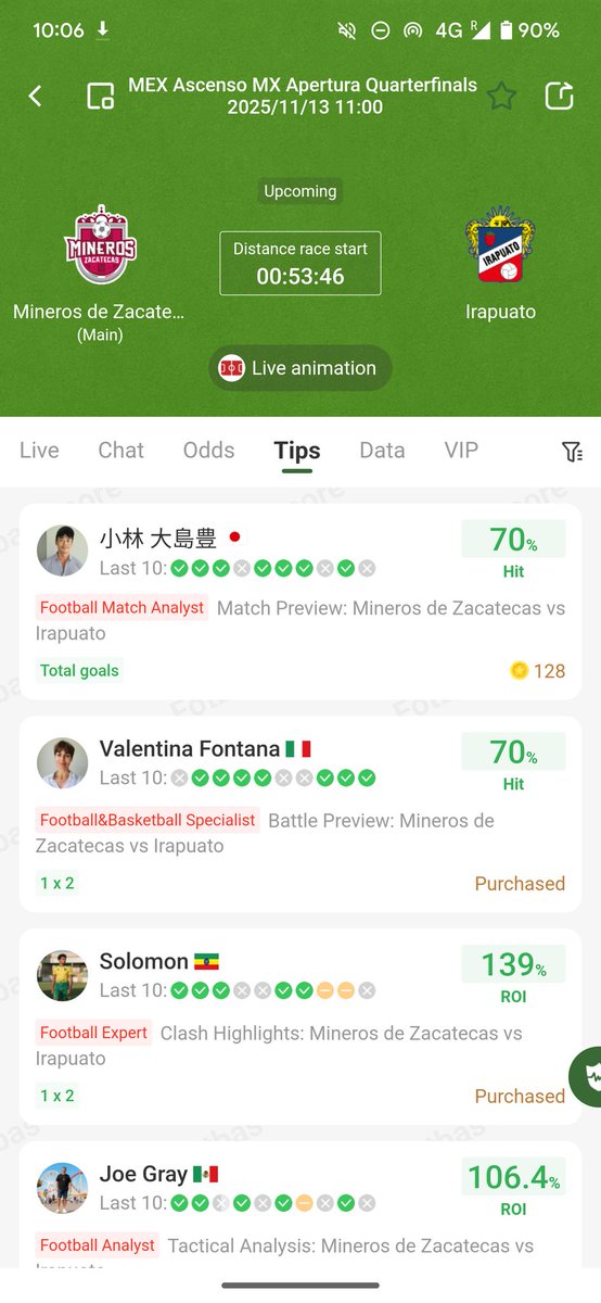 SementSports's tweet photo. #score #football #bettips
MEX Ascenso MX Apertura Quarterfinals

2025-11-13 11:00

Mineros de Zacatecas(Main) vs Club Deportivo Irapuato

The probability of a home win or a draw is higher. https://t.co/Viy6gbA2HQ