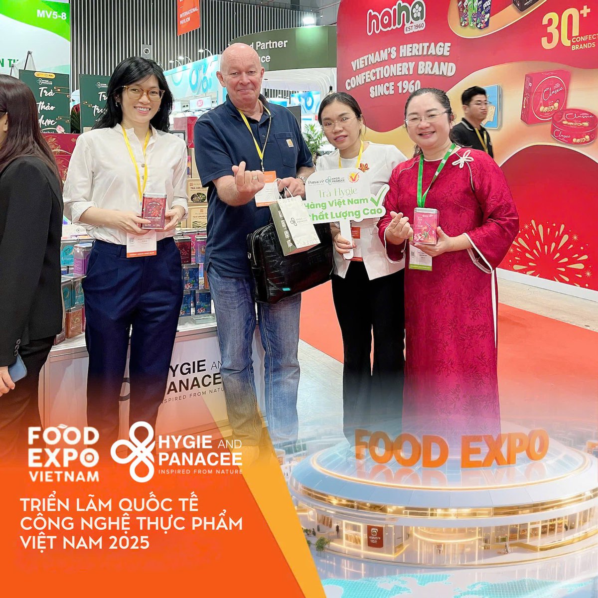 🎉 HYGIE &amp; PANACEE ĐÃ CHÍNH THỨC HIỆN DIỆN TẠI VIETNAM FOODEXPO 2025 với những điều mới mẻ! 🎉

Hẹn nhau giữa Sài Gòn rực rỡ, nơi những tinh hoa ẩm thực, nông sản, công nghệ hội tụ để kể câu chuyện Việt Nam vươn tầm quốc tế.

Sáng hôm qua không khí tại