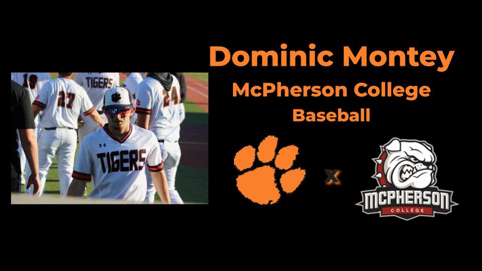 Congratulations to Dominic Montey for signing with McPherson College to play Baseball today!

#every1aTIGER