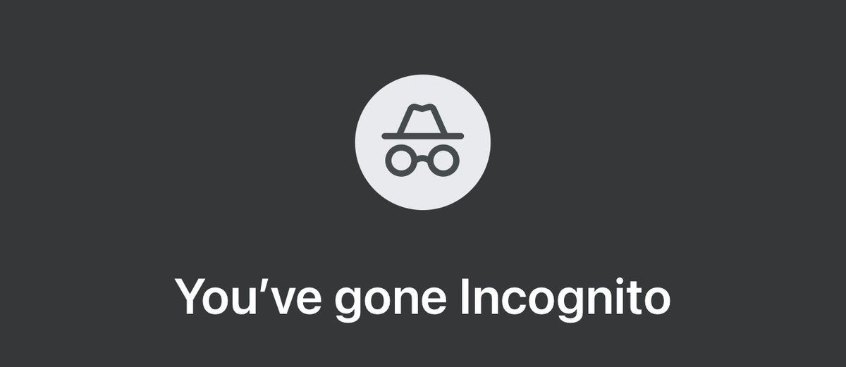 NikolaiHauckx's tweet image. Incognito mode is the greatest example in tech history of, “This is NOT what we built it for.”

@Google