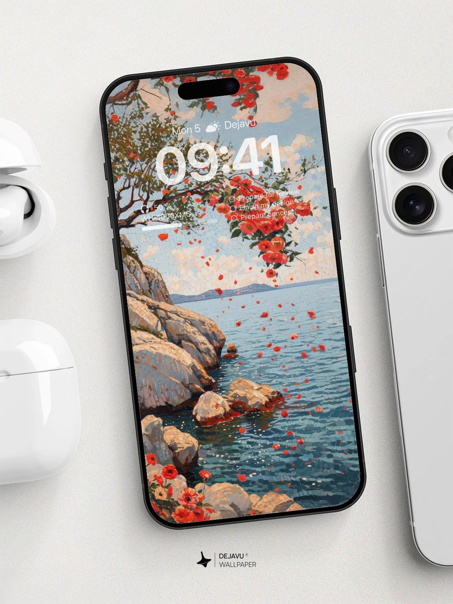 choo31578467's tweet image. Red petals fall like secrets into the sea.
Each one a silent vow to the water’s memory.

Share with someone who’d get it.
wallpaper #dejavuwallpaper #coastalvibes #floralart #seascape #dreamy #natureinspired #painting #artlover #serenity #floatingpetals