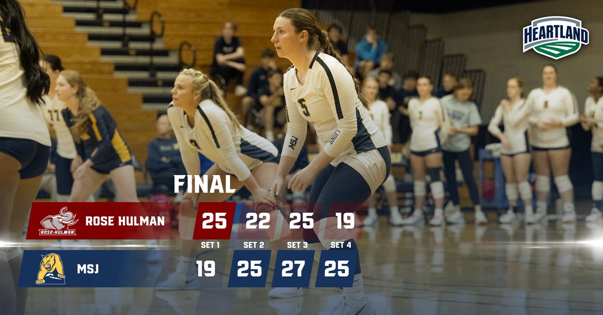 MSJ_Lions's tweet image. Lions take down Rose-Hulman in four sets to advance in the HCAC Tournament! Hannah Graves led the way with 19 kills. Next up: #1 Transylvania on Saturday the 15th in Lexington!