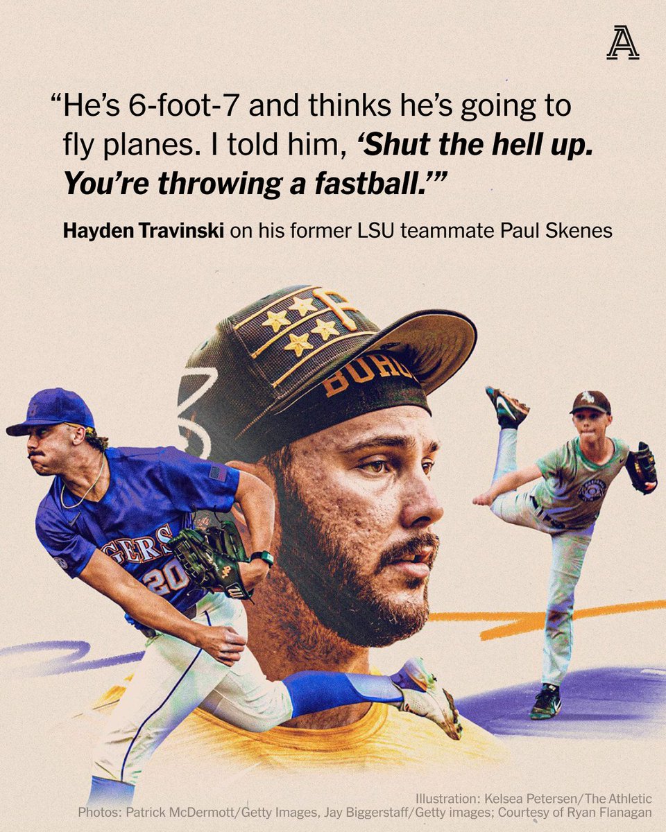 TheAthletic's tweet image. At just 23 years old, Paul Skenes captured the 2025 NL Cy Young Award by unanimous vote.

To understand how Skenes reached the peak of the profession, The Athletic spoke with nine of his current and former catchers, covering every level from youth ball to the big leagues.