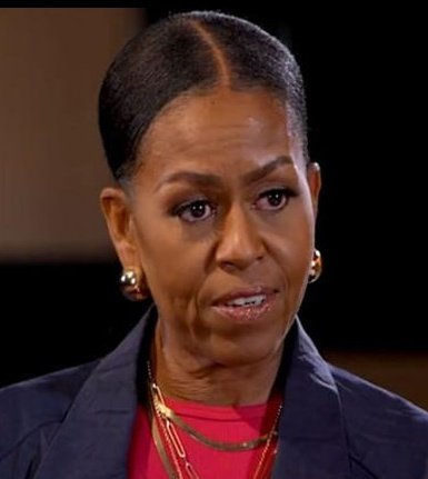 LangmanVince's tweet image. Michelle Obama: &quot;Black female beauty is so powerful, we are owed respect&quot; 
WE! 😂😂😂😂😂😂👇