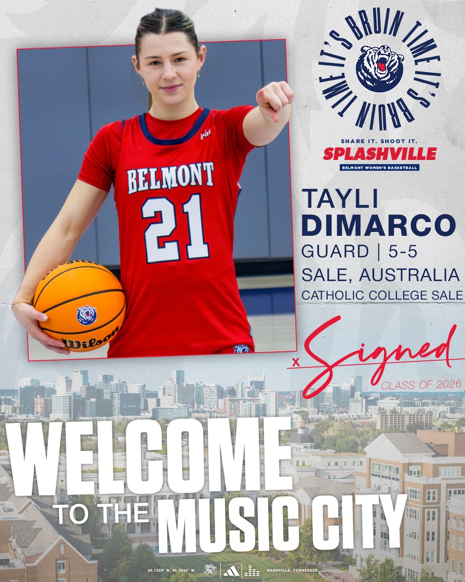 BelmontWBB's tweet photo. 𝓦𝓮𝓵𝓬𝓸𝓶𝓮 to #Splashville @Tayli_Dimarco❗ ✍

#ItsBruinTime https://t.co/MPzN7C3Lja