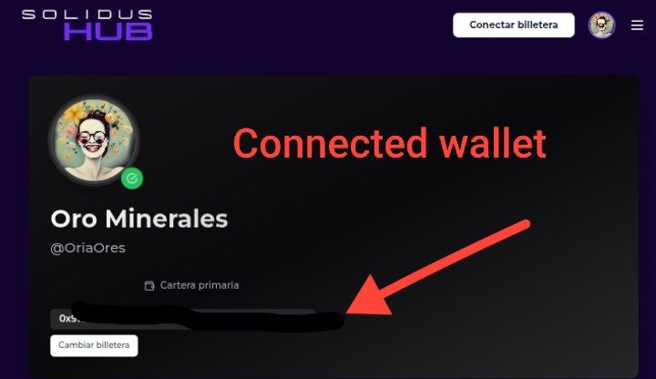 OriaOres's tweet image. Step 2: I connected my wallet. This is essential for receiving rewards and joining future campaigns.
#SolidusHubV2 #AITECH