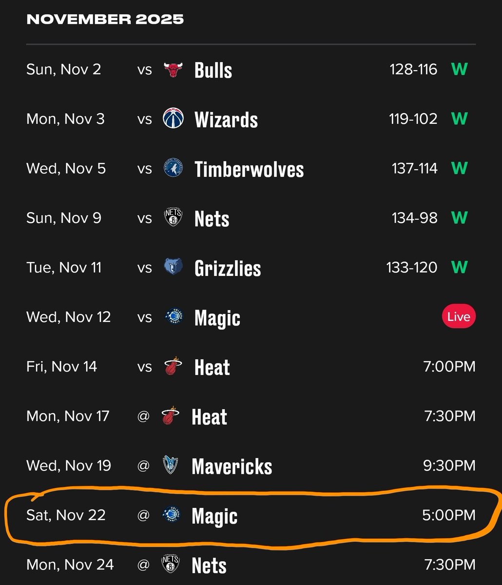 See you in 10 days Orlando. Promise you the result will be different next time. 👀