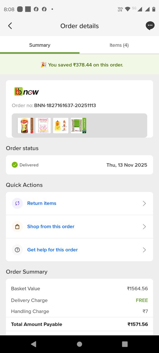 ameodia's tweet photo. @bigbasket_com today I had placed an order and received this. This is the second time I am complaining over here otherwise this is the 4th time that I had been neglected by your esteemed service. https://t.co/M9av5Ly1nk