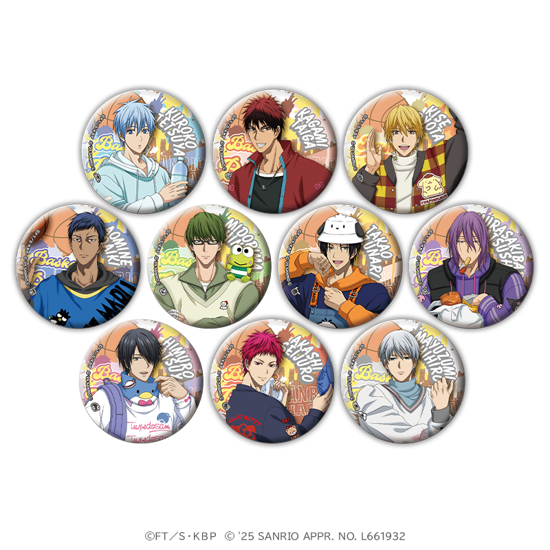 🏀通販情報🏀 第4弾『TVアニメ「#黒子のバスケ」× サンリオ