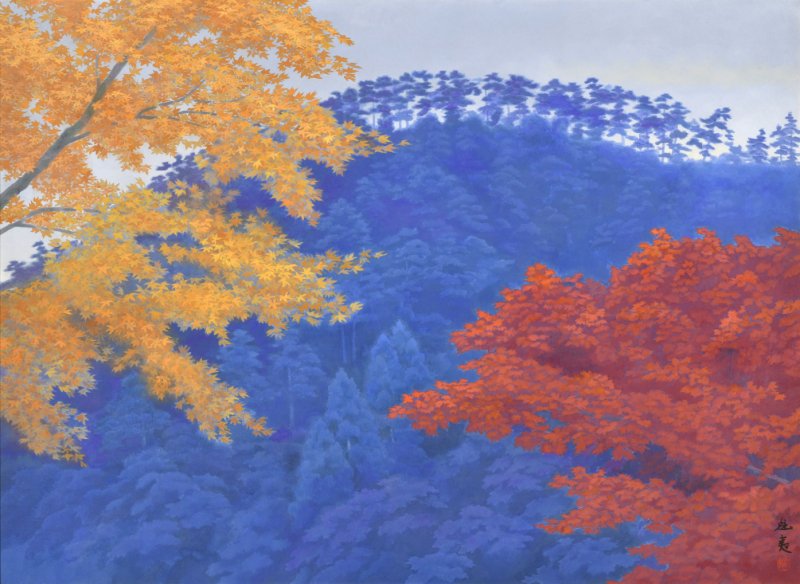 日本画聖地巡礼 で色鮮やかな紅葉を楽しみませんか？ 画像1枚目:東山魁