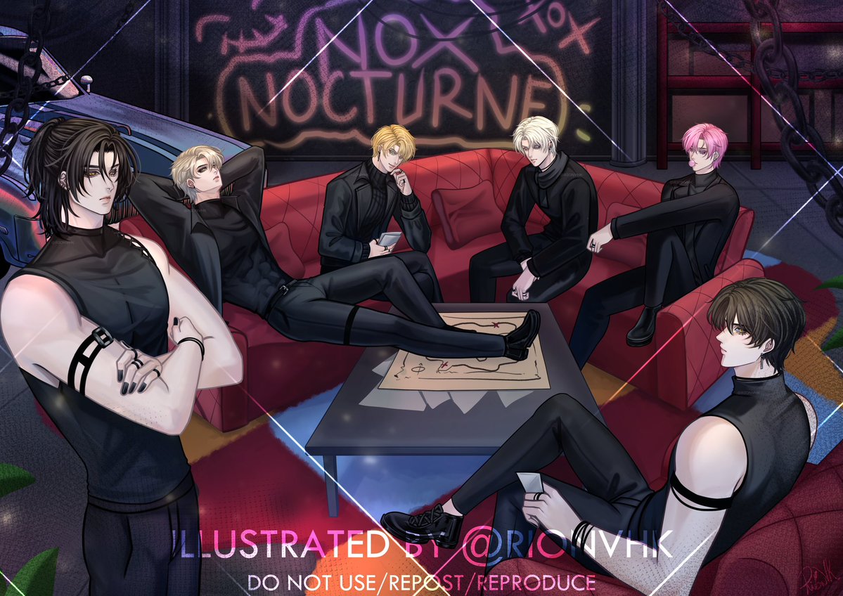 Nox Nocturne! 🖤

#NoxNocturne #HarrisMorgan #DaifukuLin #Ivanrexion #Mikehawk #Leinut #Maxerodd