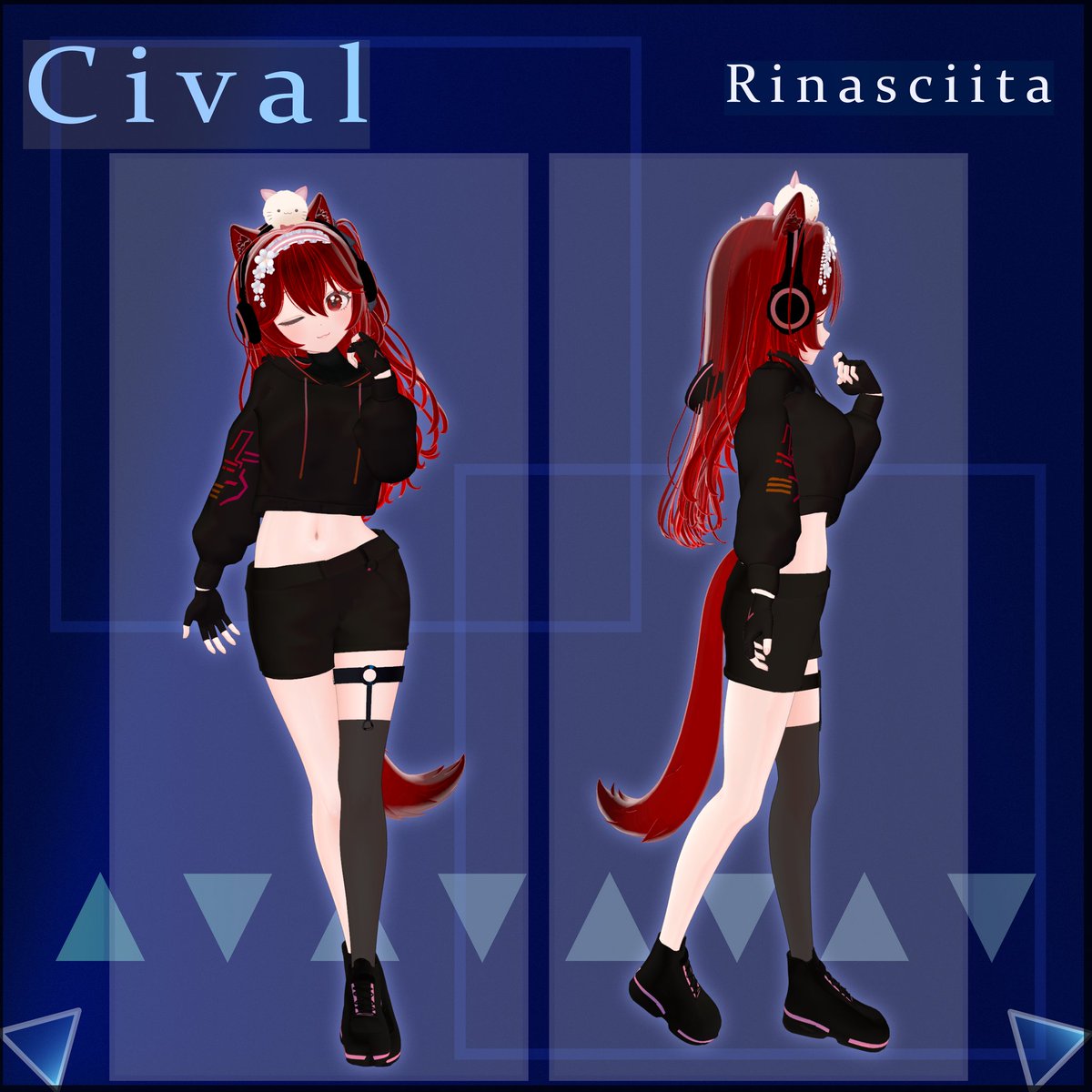 regu56's tweet photo. ルルネ、リナシータ対応衣装のCivalをセール販売・抽選イベントを行っています〜〜
前回の販売ポスト又はこちらをRP& 私をフォローしてくれてる方の5名様(増加あり)にフルパックの共有可URLをお送りいたします!!
リンクはリプにあります!!
#VRChat #reguCreate https://t.co/Zh9dvANxxa