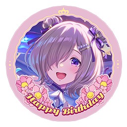 千紗誕生日ギフト配布🎁／ 全マネージャーに千紗の誕生日缶バッジ
