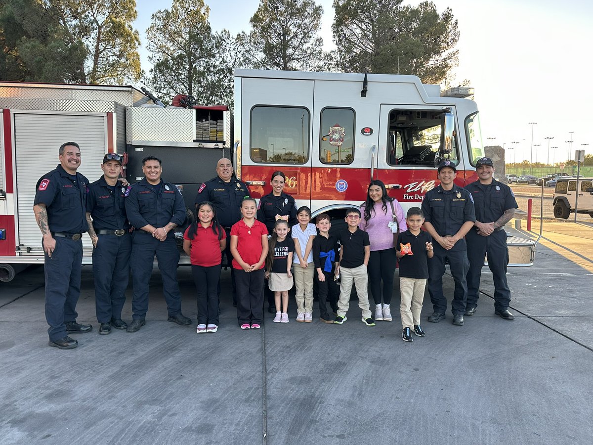hbarra05's tweet photo. Our Destination Imagination Rising Stars team conducting research and interviewing community helpers as part of their Helping Hands Team Challange🤩🤗🚒  @WeAreTexasDI @YCarrasco_AA @SocorroISD @lgonz_HBallES @HBall_ES 

Huge thank you to @ElPasoFireTX  and Fire Station 6!🥰 https://t.co/ukfWFYfFdq