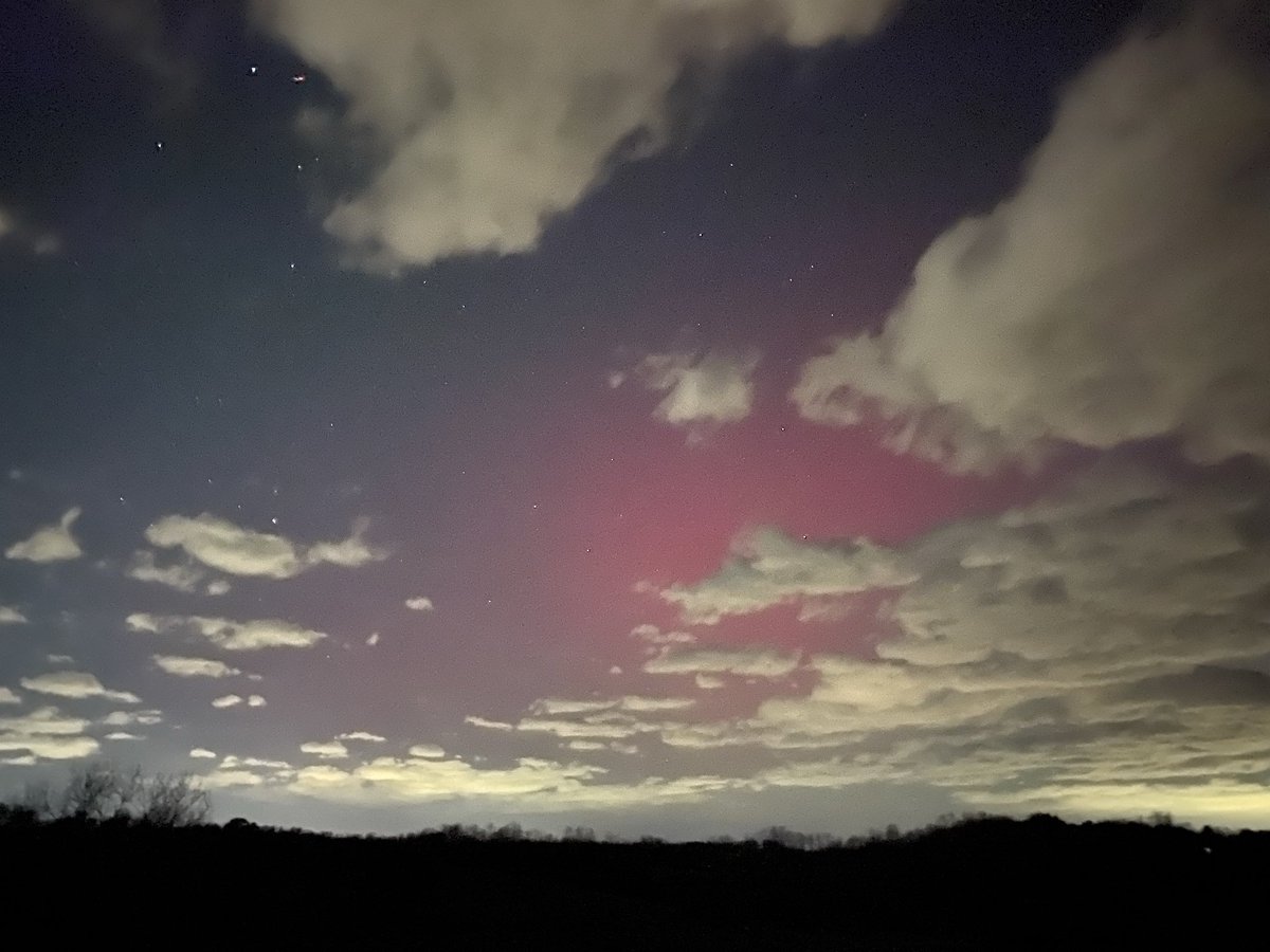 Aurora from Harpers Ferry, WV just now #aurora