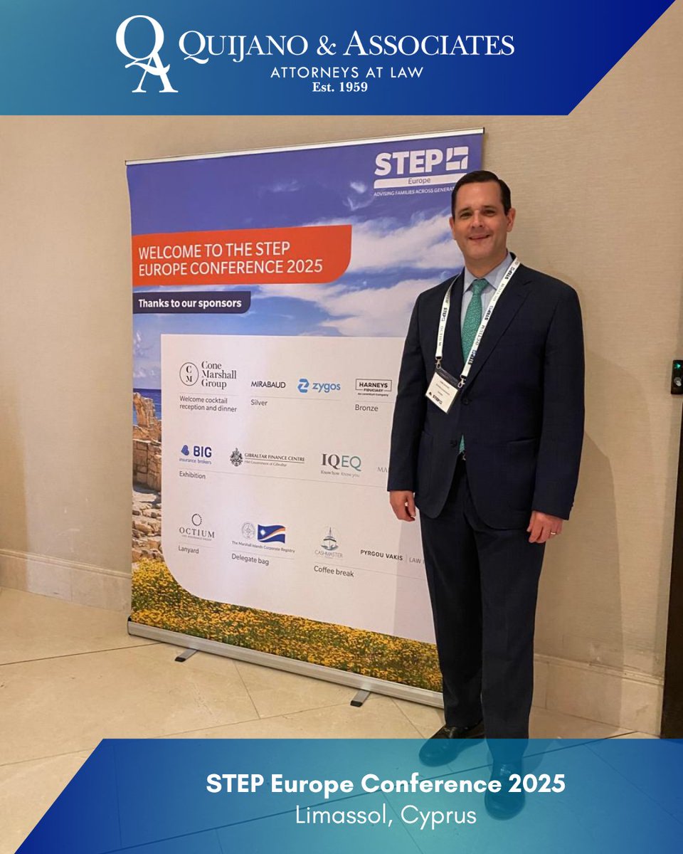 Our partner, Jaime Sánchez, attended the STEP Europe Conference 2025. This leading event brought together TEPs from +30 countries to explore key topics such as succession and inheritance law, family business transitions, digital assets, transparency, and strategic philanthropy.