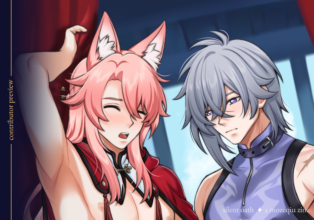 Don't worry, I'll be gentle

Artist: <a href="/BoneWolfArt/">BoneWolf</a> 

Pre-orders are open! silentoathzine.bigcartel.com 

#Mozeqiu #Jiaoze