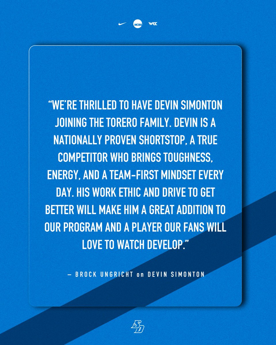 USDbaseball's tweet photo. .@CoachUngricht on @Devinsimonton5 🗣️

#GoToreros https://t.co/WhcCPztYxE
