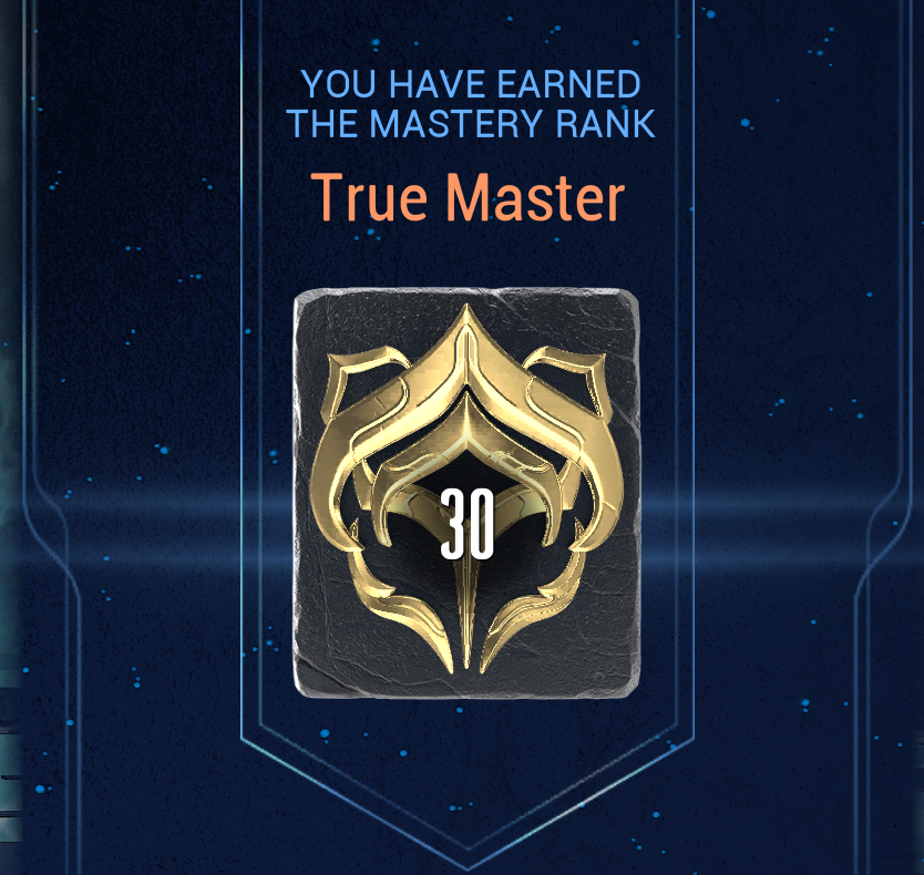SlickFrames's tweet photo. 2,180 hours in a span of 8 years, MR 30 is now mine! by far the best free to play game ever created #Warframe https://t.co/BvCUjQpHpB