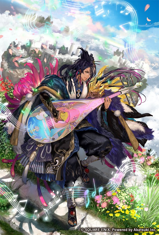 【シィレイ（弓/光術/SaGaRS）】
イカヅチに撃たれ物を忘れる。この世界を去って全てを忘れる。
物忘れは人の宿命。咎めることは出来もせぬが…私の詩を忘れることは許さんぞ！
すべてが絶唱！疎かにしてよい詩など無い！

#ロマサガRS #新スタイル紹介