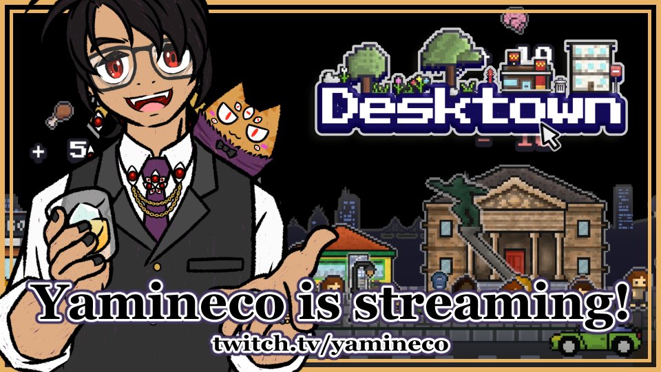 yamineco_VT's tweet photo. 🍠 Streaming this evening!
I have been given a chance to try out Desktown game! It's a city builder desktop game made by Indonesian indie game dev @deskteamdev !

Thank you for this opportunity!

⌛: Around 9 PM GMT+7
▶️: https://t.co/B1kVyVSDnM https://t.co/UoXKXC1PSr