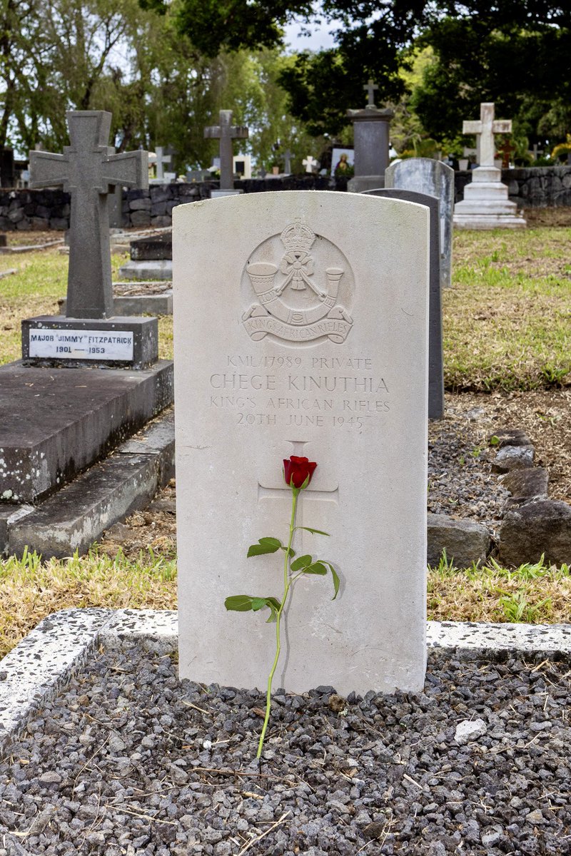 maninmauritius's tweet photo. A very moving Remembrance Service at Phoenix Cemetery organised by the British High Commission. The Police buglers were excellent as were the speeches and readings. Lest we forget. https://t.co/aaJwGyCmKC