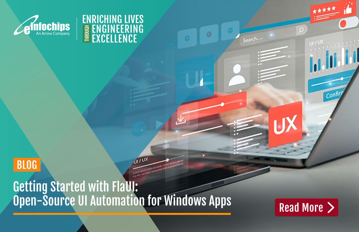 einfochipsltd's tweet image. Simplify Windows app testing with FlaUI! Learn how this open-source UI automation tool can streamline your workflows &amp;amp; enhance efficiency. Dive into our latest blog to get started: na2.hubs.ly/H021lWs0

#UIAutomation #FlaUI #WindowsApps
