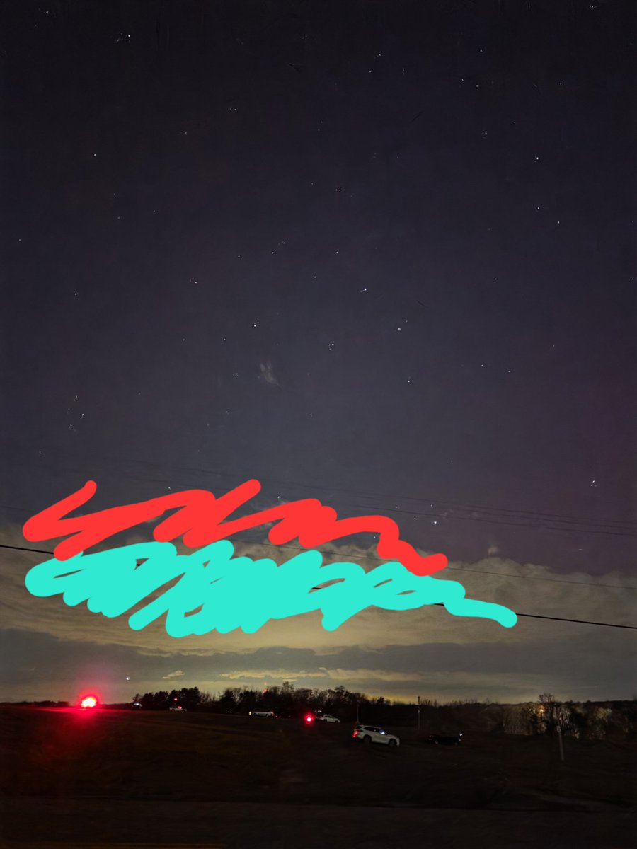 Northern lights in Maryland 
Let's go home and sleep 😴