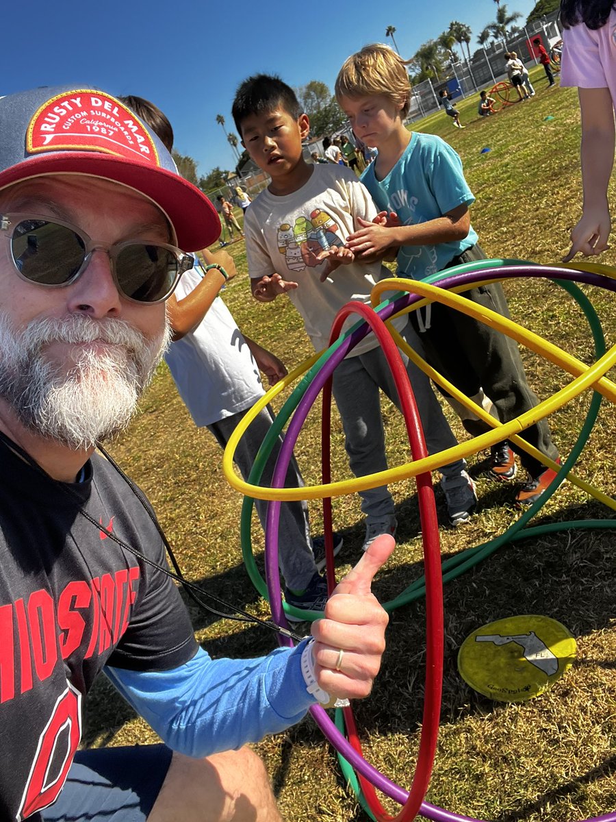 MrLewisSD's tweet photo. Had a great day assisting as a co-PE teacher! Together we logged plenty of steps — over 8 miles! Grateful for our amazing kids and staff who make movement and teamwork such an important part of our school day. @sdschools #principalsofinstagram #physicaleducation https://t.co/vc1xUsfvEu