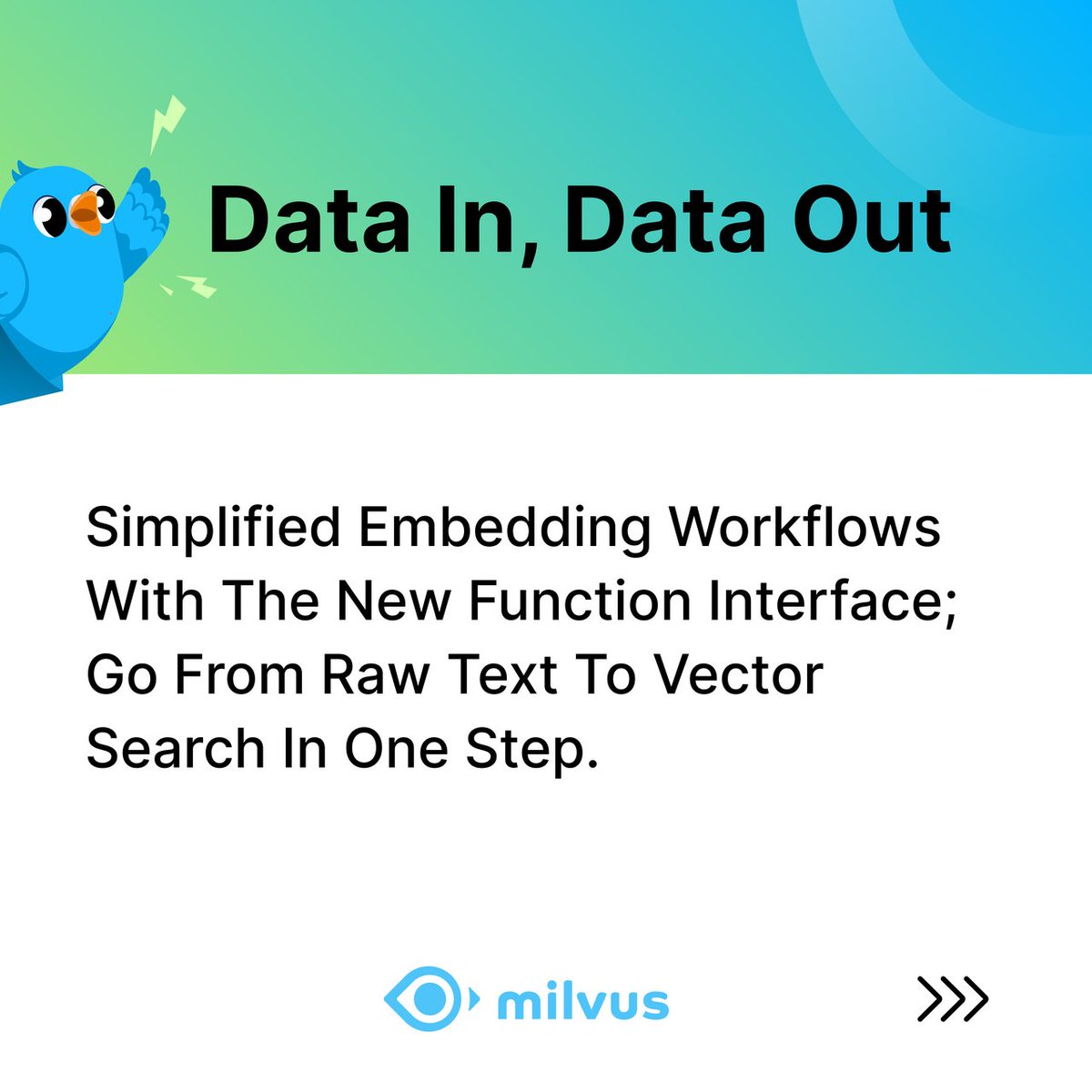 abhishek__AI's tweet image. Milvus, a high performance, open source vector DB for GenAI apps.

It perform high speed searches, and scale to tens of billions of vectors with minimal performance loss.